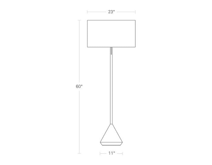 flask floor lamp