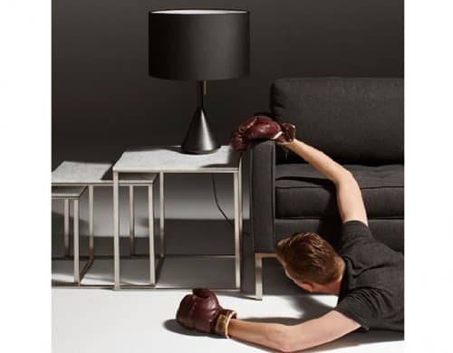 flask table lamp
