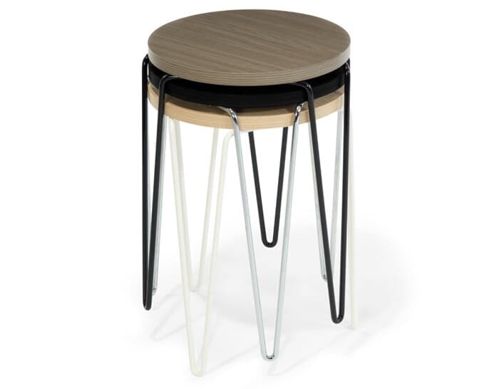 florence knoll hairpin stacking table