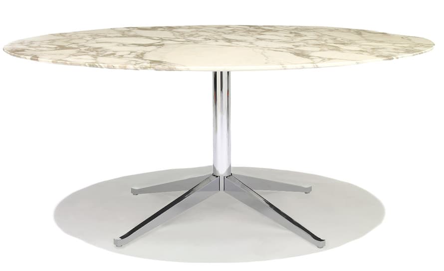 florence knoll 96" oval table