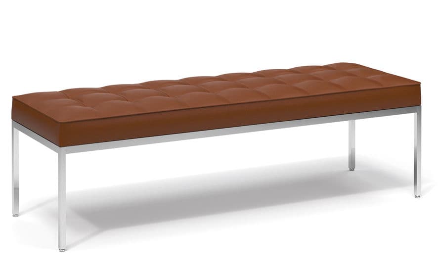 florence knoll relaxed three seat bench