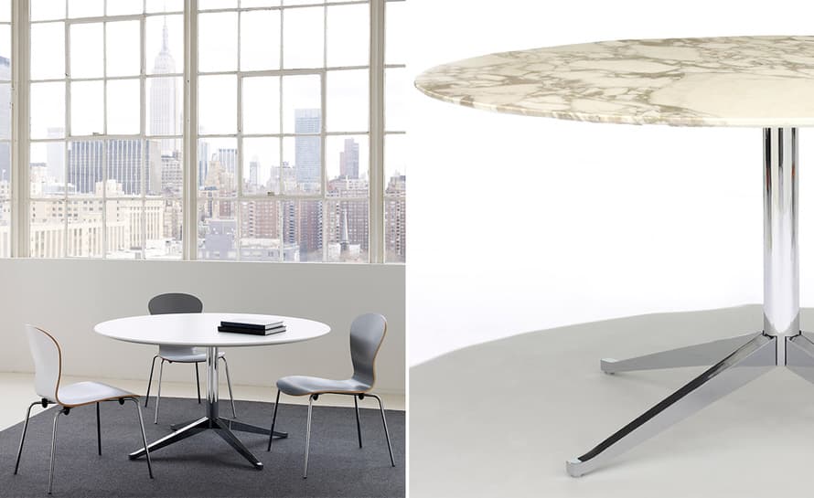 florence knoll 78" oval table