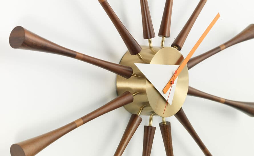george nelson spindle clock