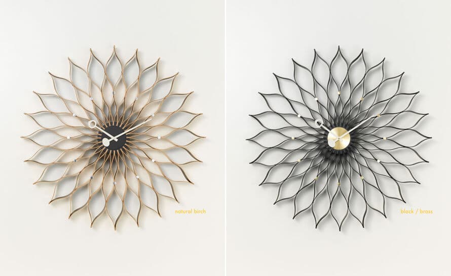 george nelson sunflower clock