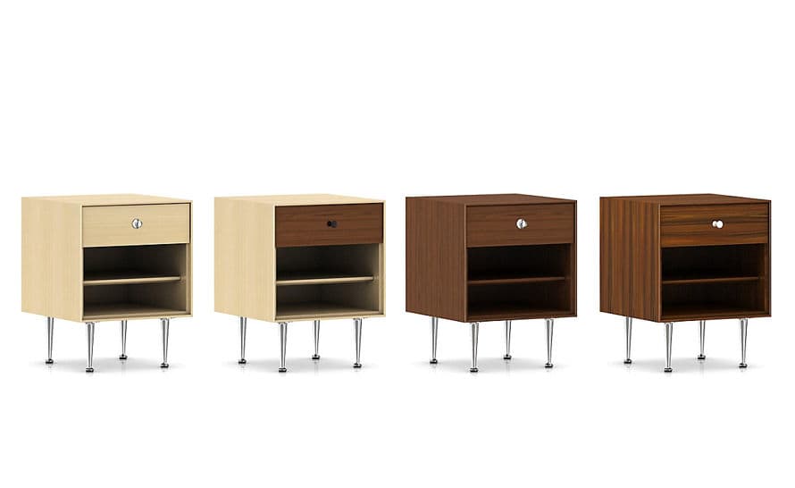 nelson thin edge bedside table