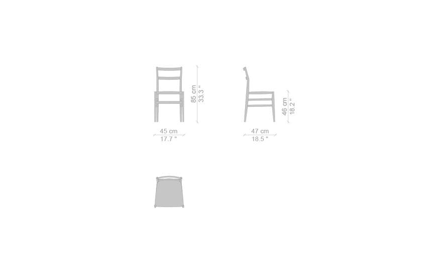 gio ponti leggera chair