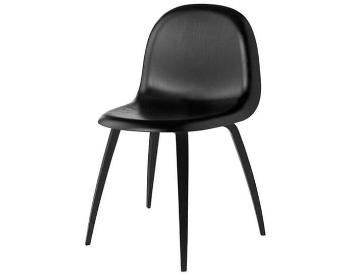 gubi 3d wood dining chair