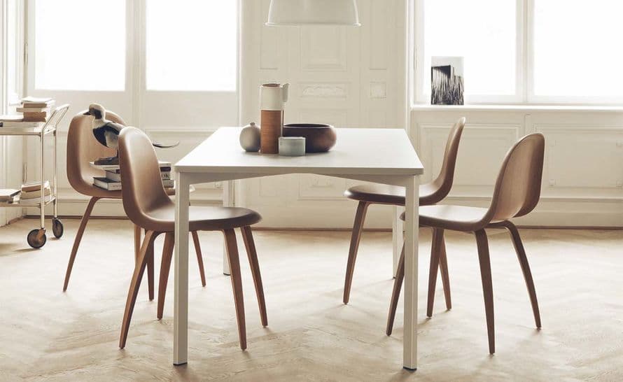 gubi 3d wood dining chair