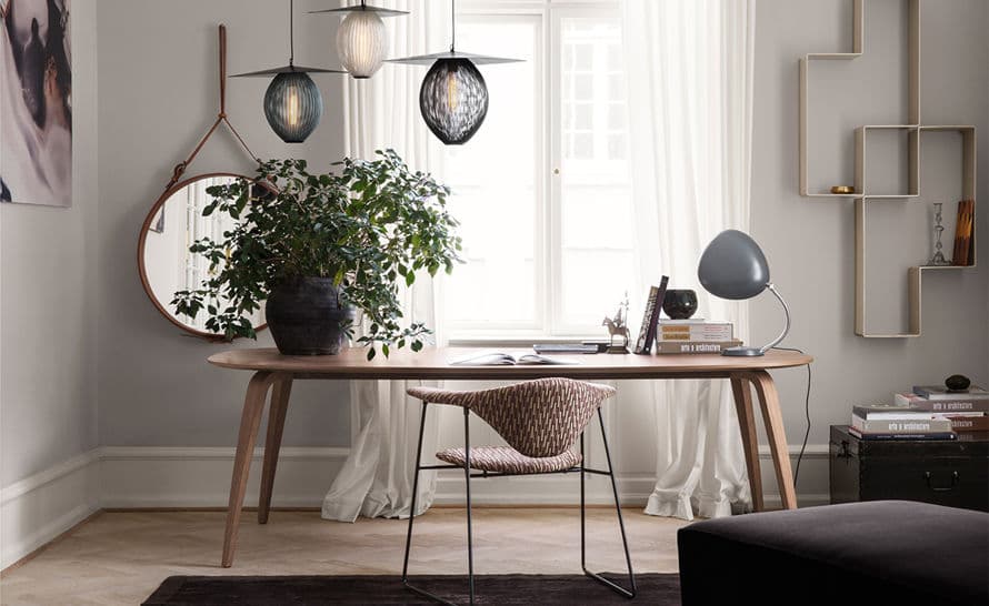 gubi elliptical dining table