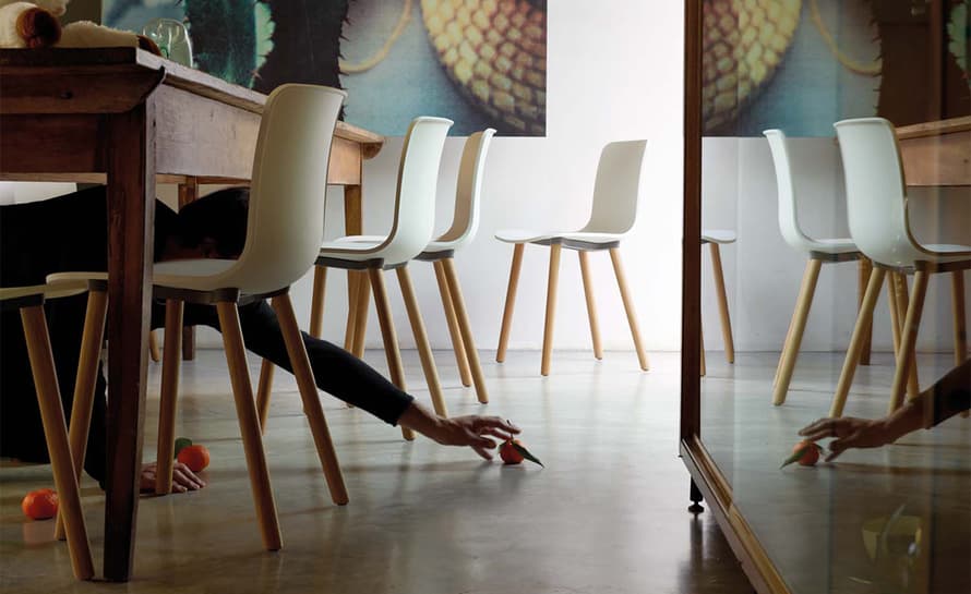 hal wood side chair