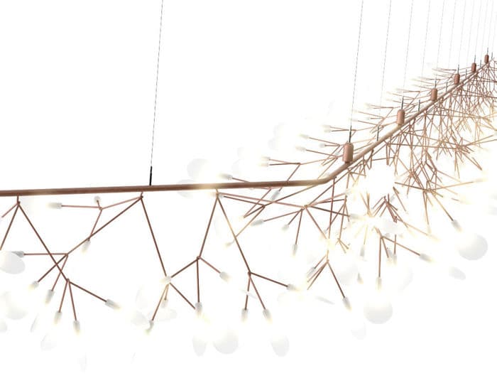 heracleum endless suspension lamp