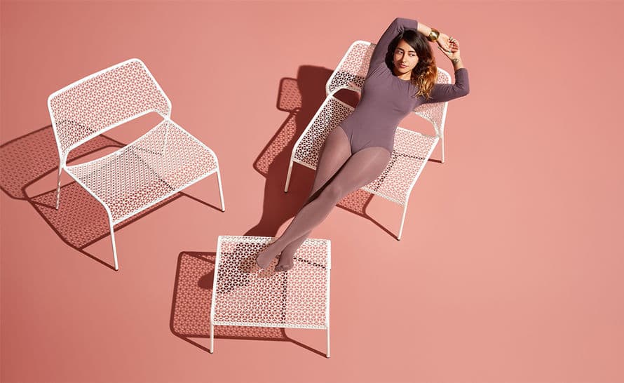 hot mesh lounge chair