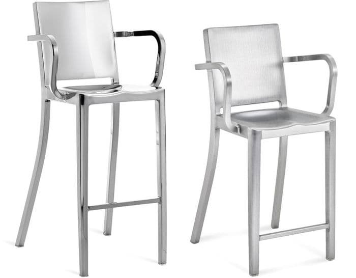 emeco hudson stool with arms