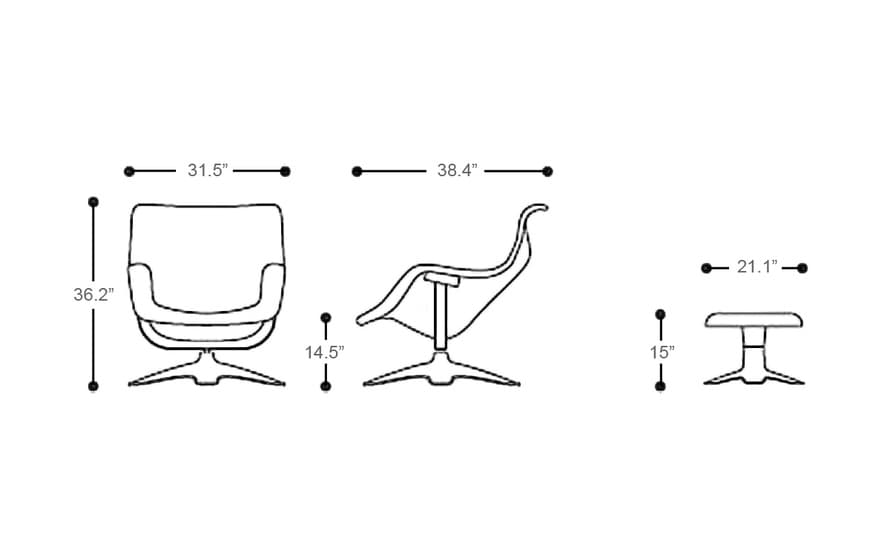 karuselli lounge chair