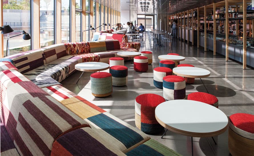 kilim pouf