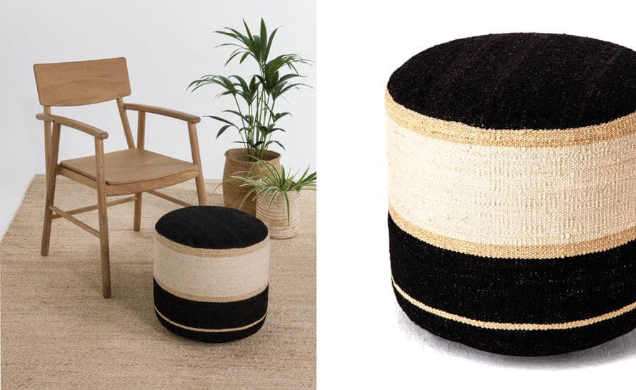 kilim pouf
