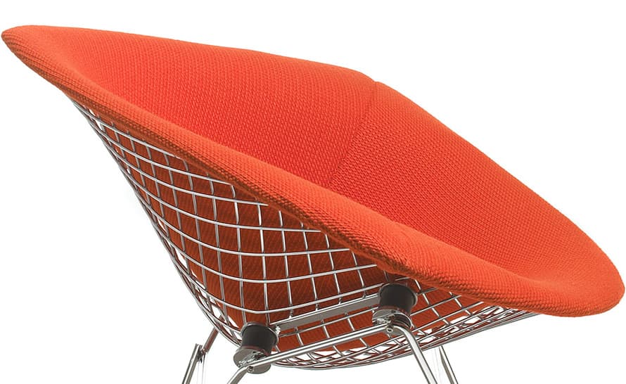 bertoia large diamond chair with full cover