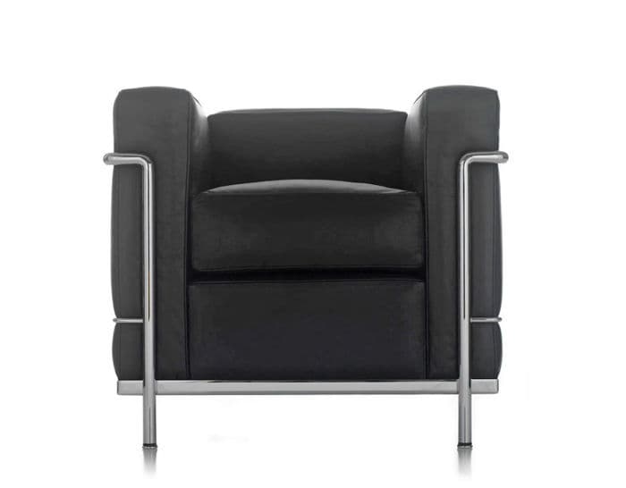 le corbusier lc2 armchair with down cushions