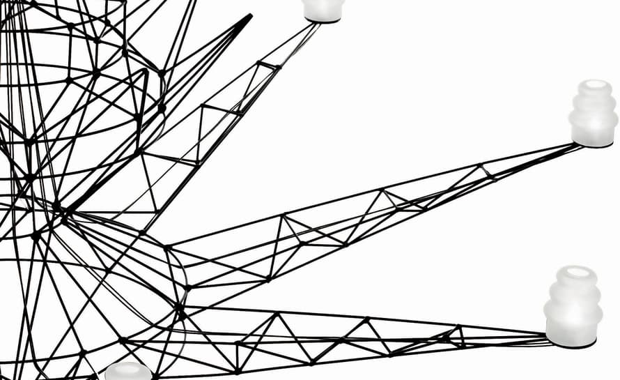 lightweight suspension lamp