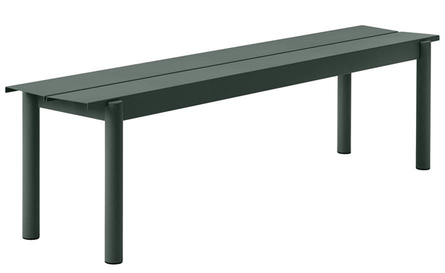 linear steel bench