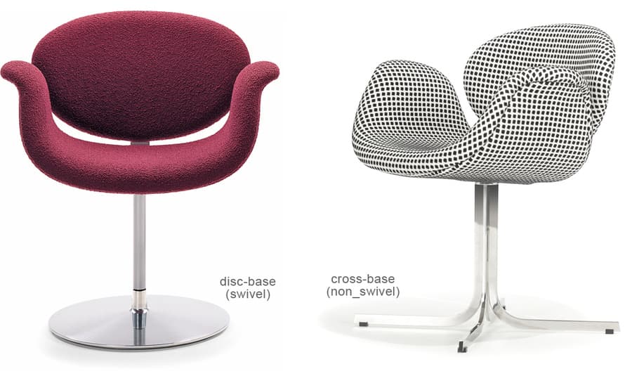 pierre paulin little tulip chair with disc base