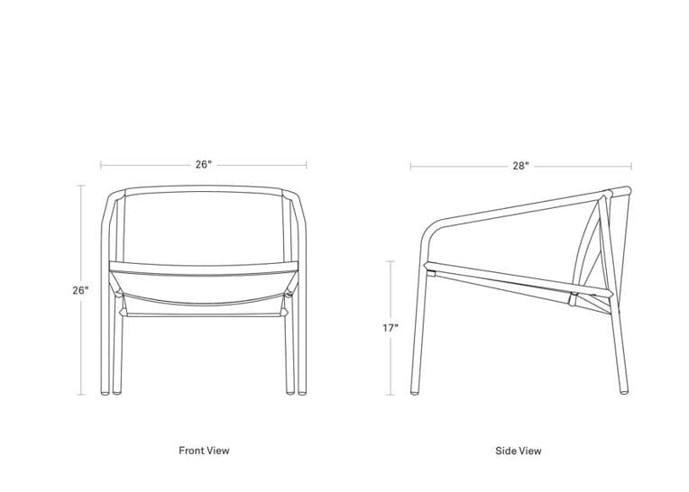 lookout outdoor lounge chair