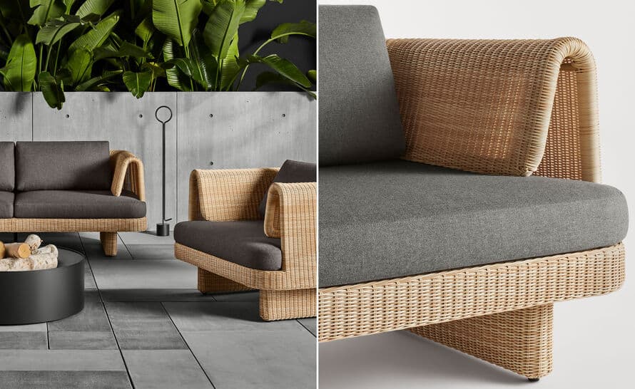 Loophole Outdoor 3 Seat Sofa