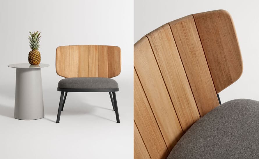 low fade outdoor lounge chair