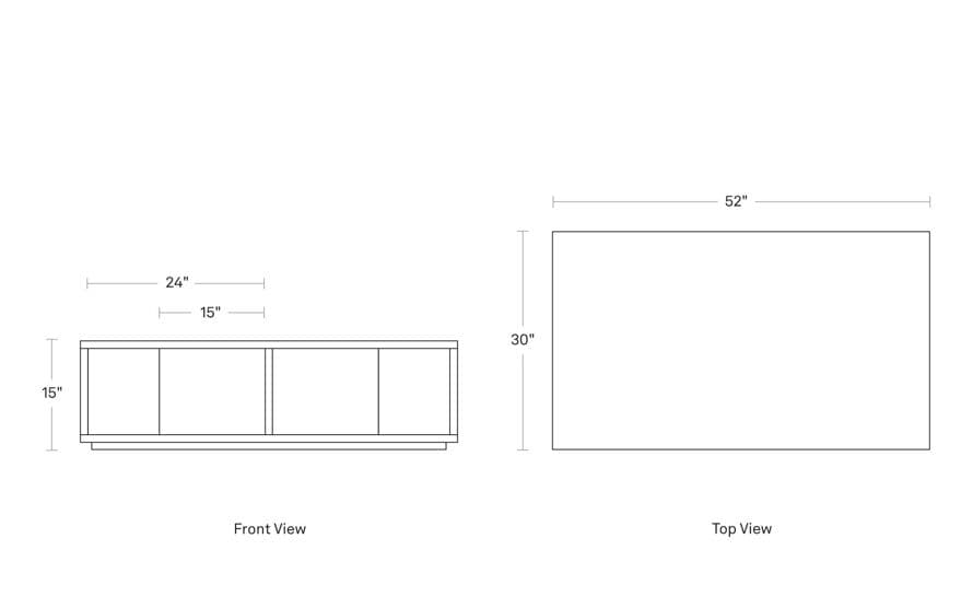 low space coffee table