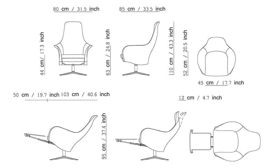 marvin lounge chair