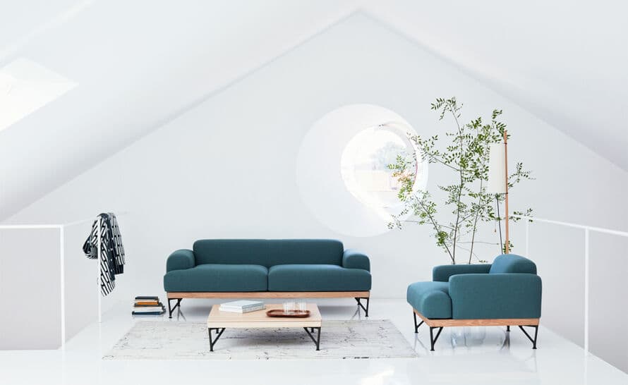 matthew hilton armstrong two seat sofa 386m