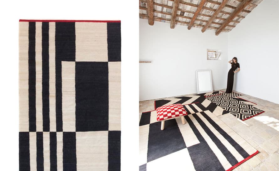 melange stripes 1 rug