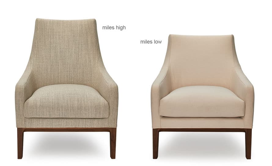 miles low lounge chair
