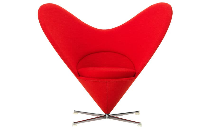 Miniature Panton Heart Chair