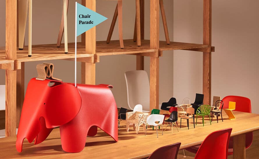 Miniature Eames LCW