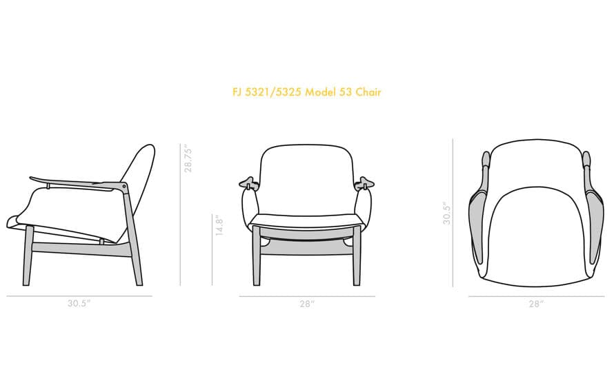Model 53 Chair with Cushion