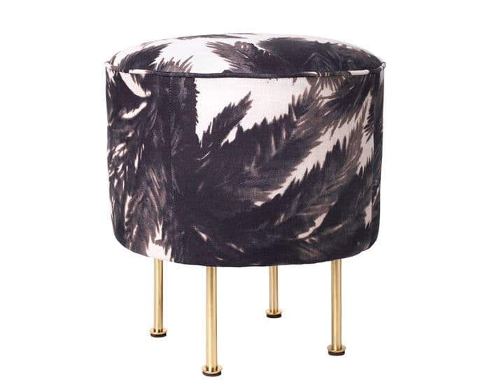 modern line small pouf