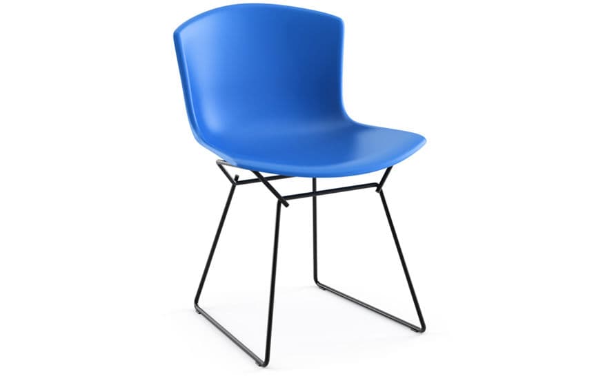 bertoia molded shell side chair
