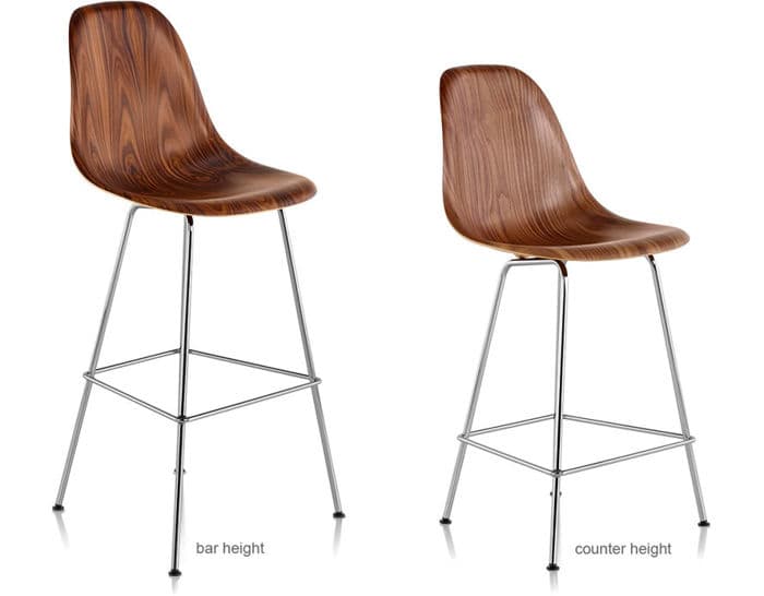 eames&reg; molded wood stool