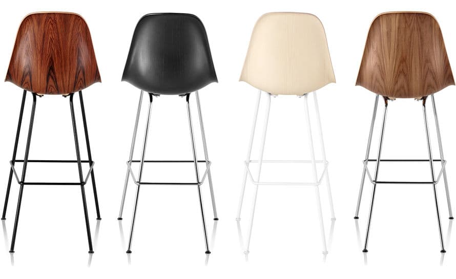 eames&reg; molded wood stool
