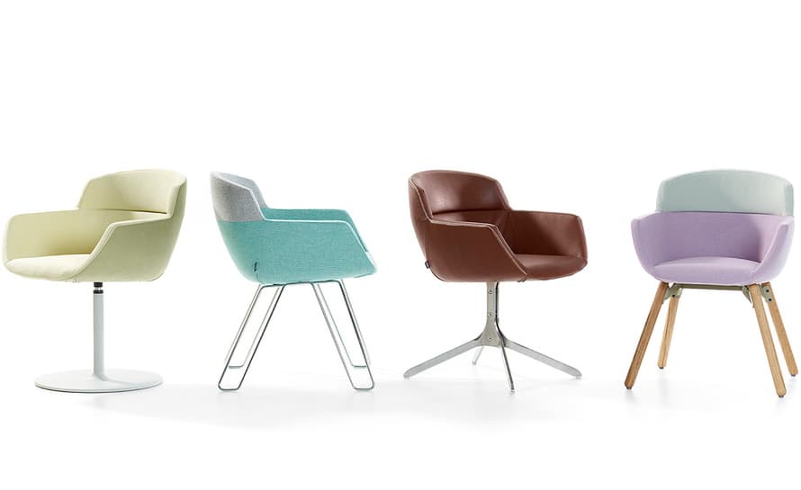 mood star base strip frame chair