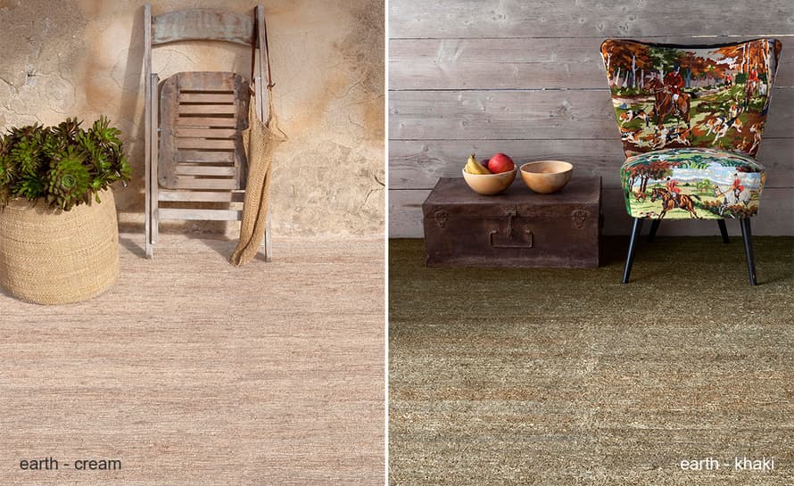 earth jute rug