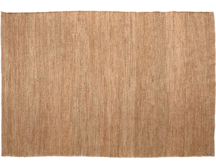 knitted jute rug