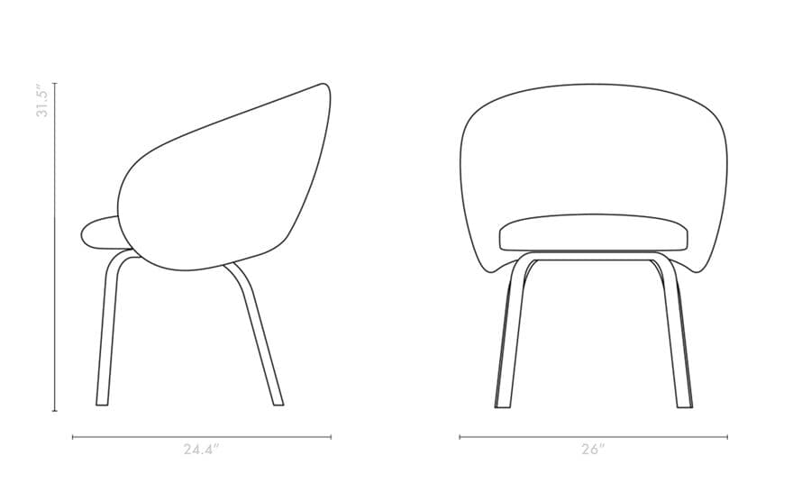 Nebula Tube Dining Chair