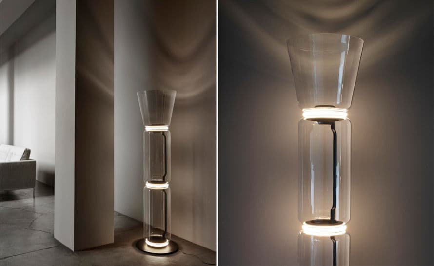 noctambule f2 floor lamp with cone