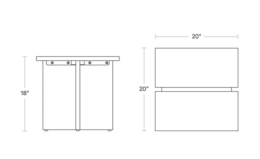NowThen Outdoor Side Table