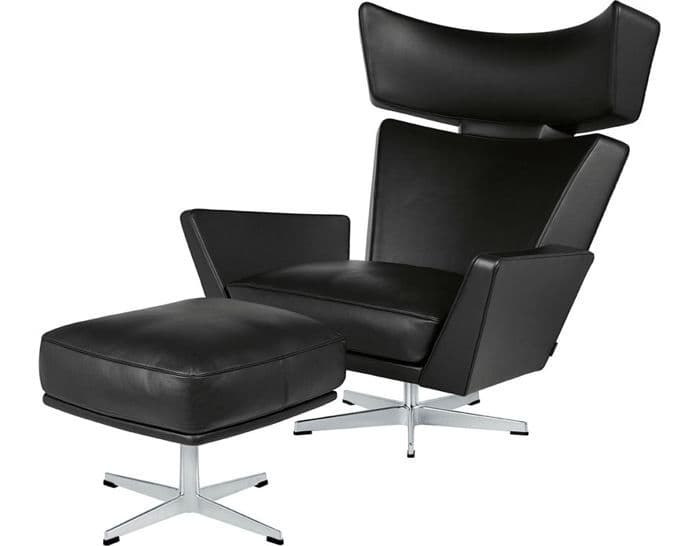 arne jacobsen oksen lounge chair & ottoman