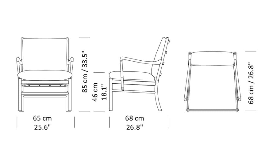 ole wanscher ow149 colonial chair