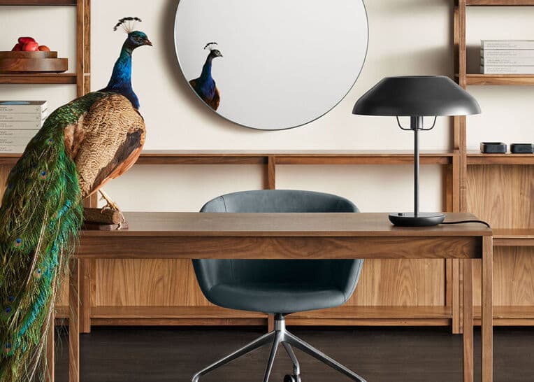 open plan desk