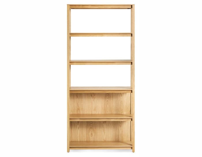 open plan tall bookcase